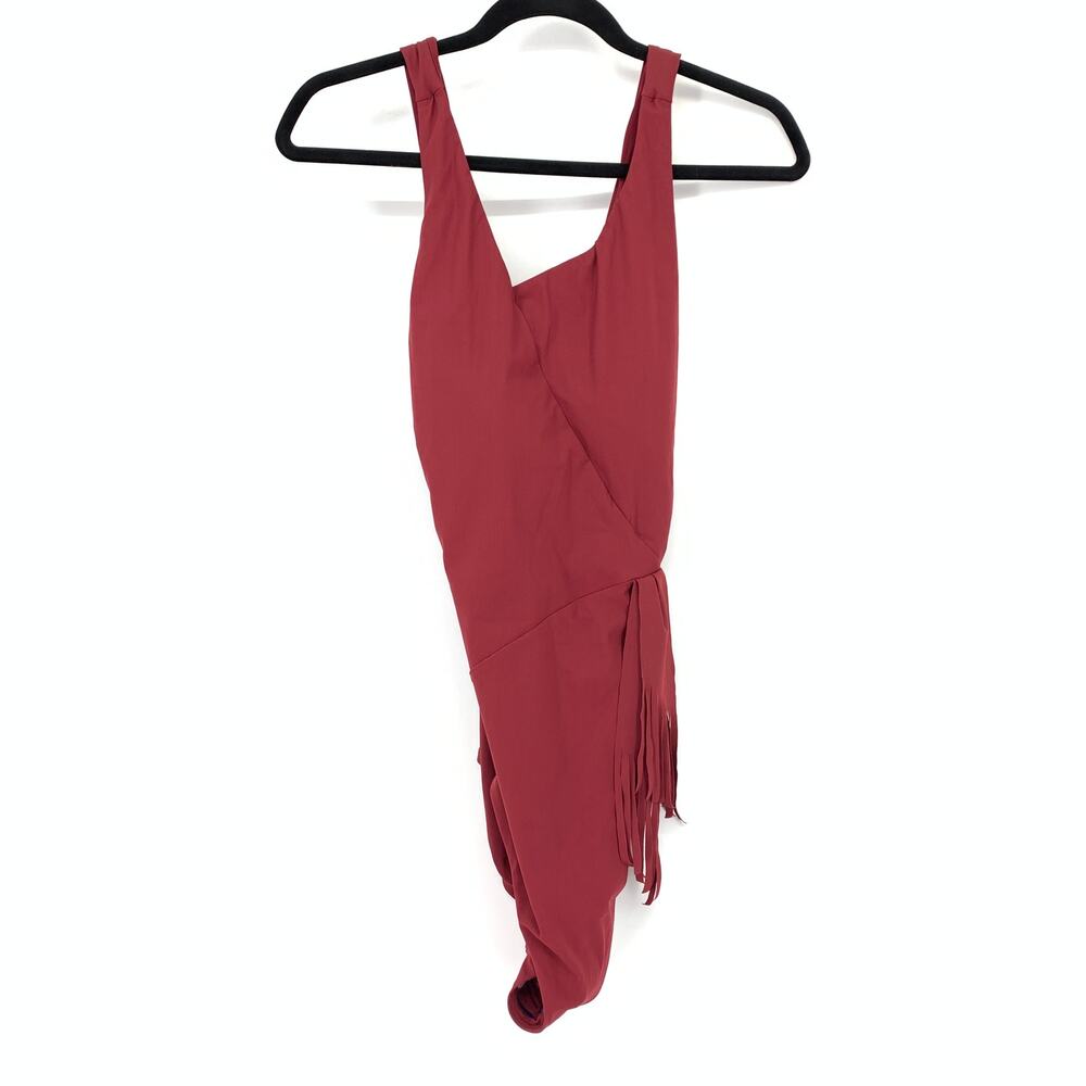 Amoressa Sashay One Piece Swimsuit in Banda Womens Sz 14 Paprika Red
